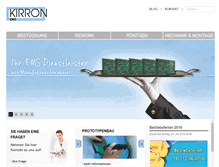 Tablet Screenshot of kirron.com
